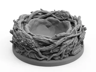 nest 3d model sliced