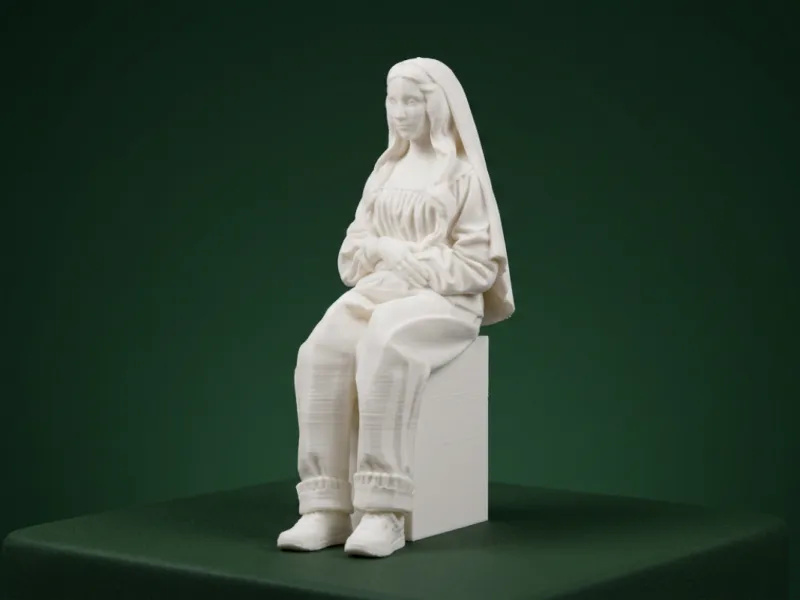 现代蒙娜丽莎 – 当代艺术3D模型
