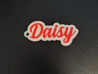 Daisy keychain - llavero