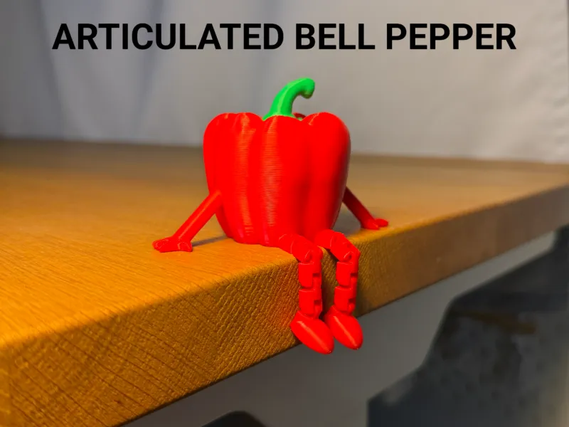 Compagno Articolato a Forma di Peperone