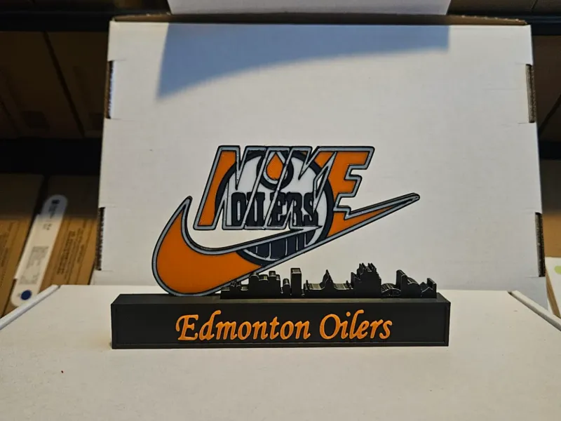NHL - Nike x Edmonton oilers display