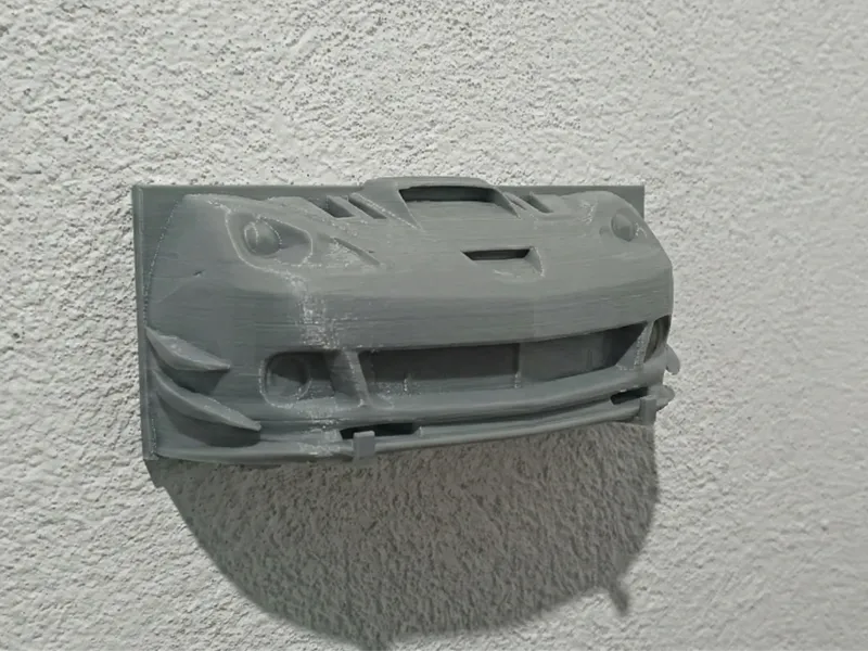 Porte-clés mural NFS Corvette C6 - Décoration de muscle car