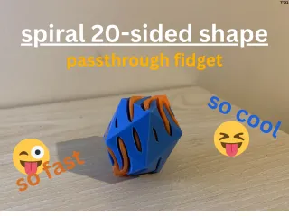 spiral 20-sided shape