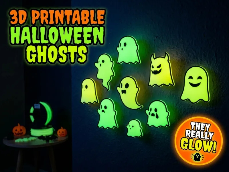 Glowing Fantoms - Halloween Decors