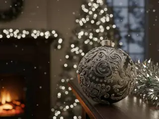 New version Christmas bauble/bola navideña