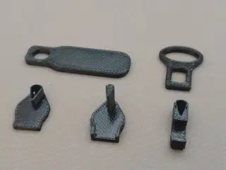 Zipper slider replacement (reverse)