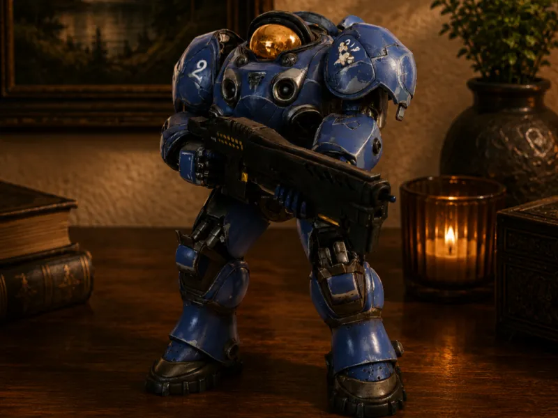 Marine em Terreno de Starcraft Brood War