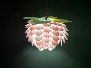 Floral Petal Chandeliers | Modular Translucent Lampshades