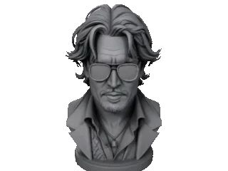 Johnny Depp Bust - Movie