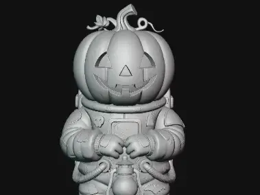 Pumpkin Astronaut