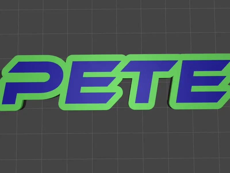 Keychain name Pete