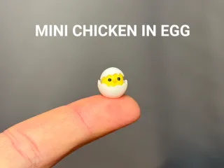 Mini Chicken in Egg