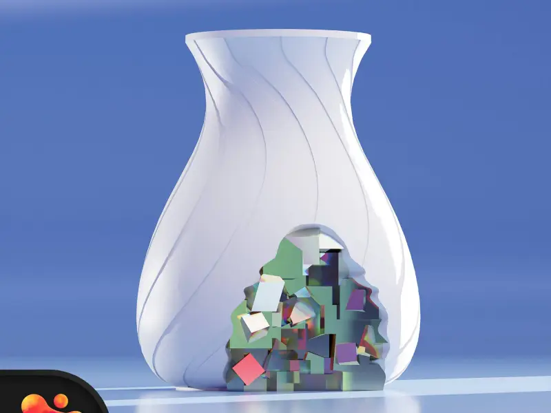 Pyrite Vase by Polymeria