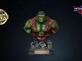 Hulk Infinity Gauntlet Bust STL Marvel 3D Print Sculpture-0