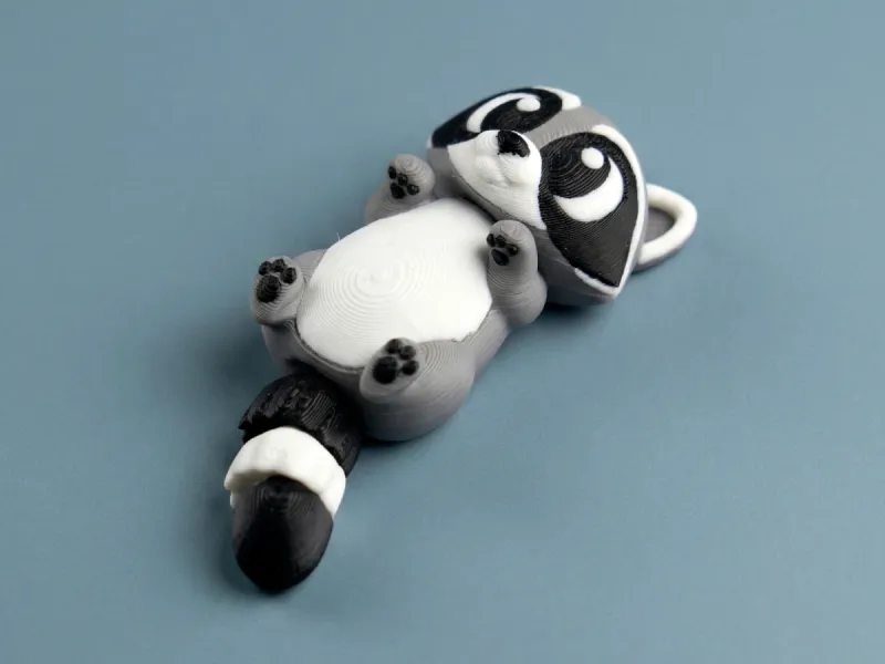 Flexi Raccoon - Toy/Keychain