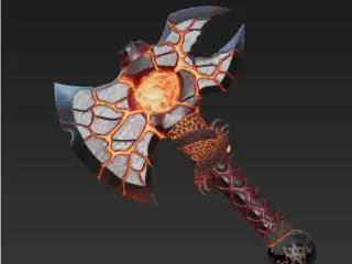 Axe keychain