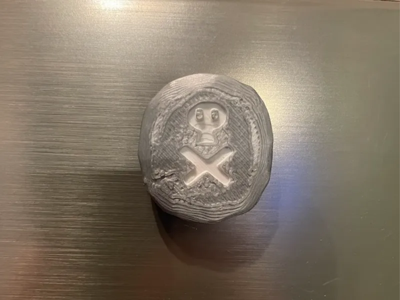 death rune fridge magnet