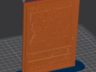 PokeLitho - Pokemon lithophane Pikachu 1st Edition 58/102