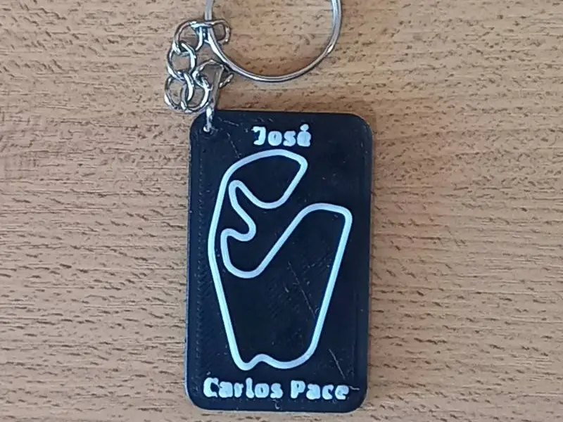 JOSE CARLOS PACE Circuit Key Chain