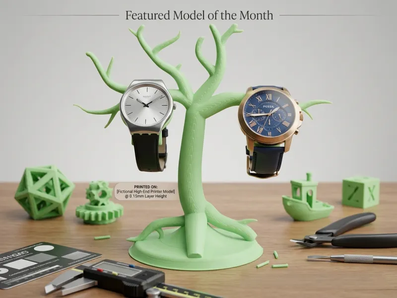 Green tree Watch stand