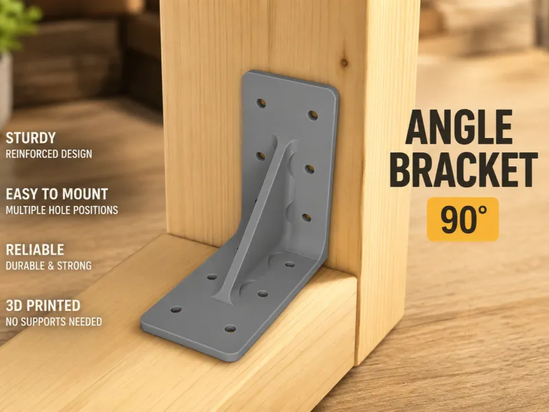 90° Angle Bracket for Wood & DIY Projects