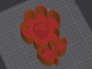 FLOWER SOAP DISH AND TOOTHBRUSH HOLDER