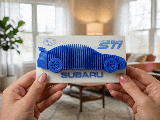 Слоистая модель Subaru Impreza WRX