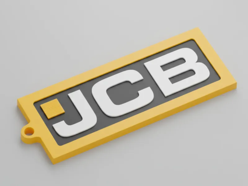 JCB Logo Keychain