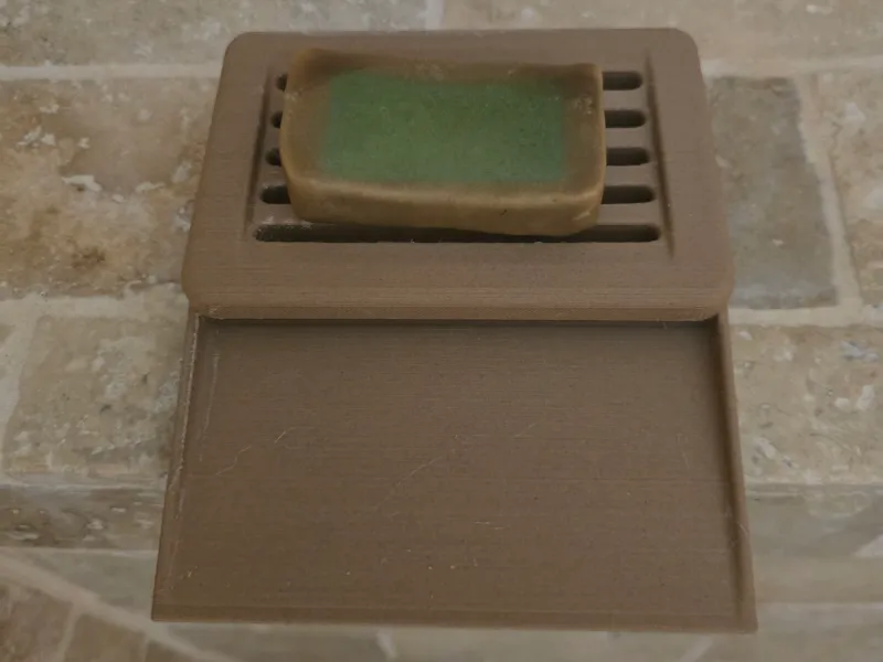 Suporte, porta-sabonetes sólidos e líquidos