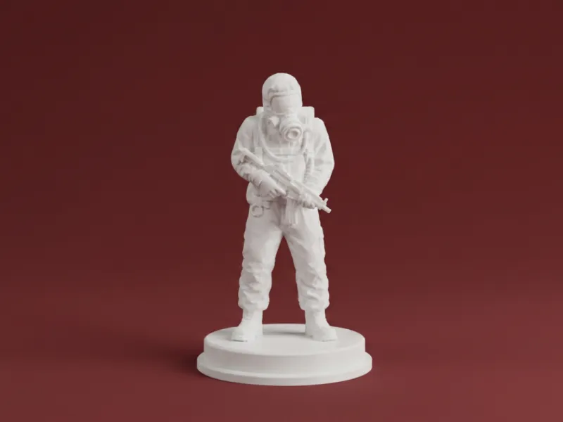 Wetenschapper – Rust 3D-model