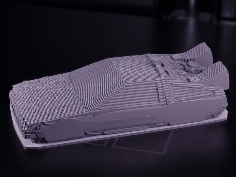 DMC DeLorean - Gesneden