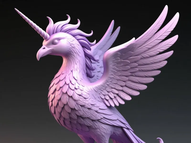 Unicorn bird