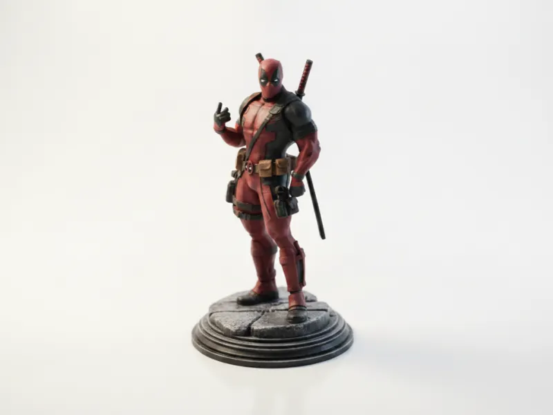デッドプール フィギュア マーベル スーパーヒーロー 3Dプリント可能