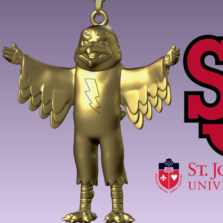 NCAA - Necklaces ST JOHNS UNIVERSITY - Hanging Figurine