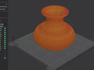Pixel Vase V7 | Ribbed Neck Shape | Plant Pot  | Plantar