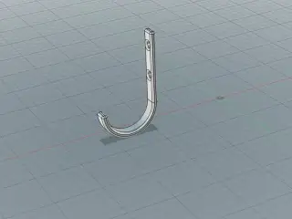 Thin simple wallhook