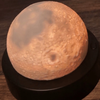 Moon Nightlight - Beautiful with Texture and Luminosity-0
