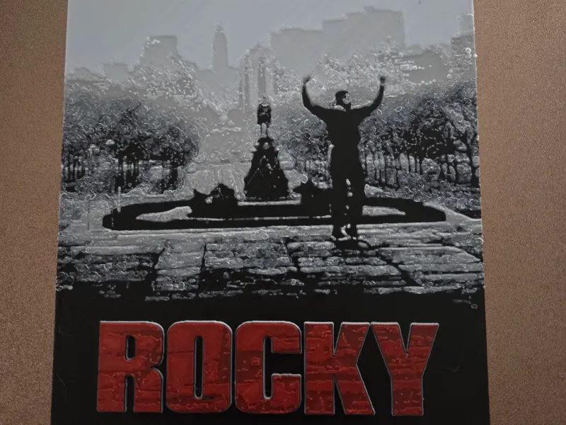 Hurforge - 3D Art [Rocky Movie Poster]