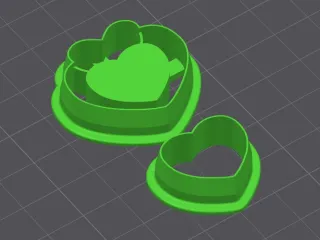 HEART CLAY CUTTER SET