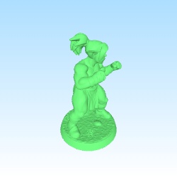 wrestling goblin girl