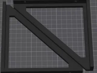 6x6 shelf bracket l/r