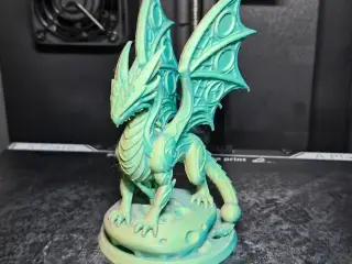 Gothic moon dragon