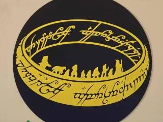 Lord of the Rings LOTR Fellowship of the Ring Sign Placard