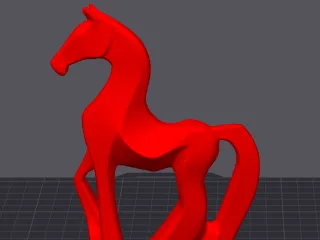 Red horse