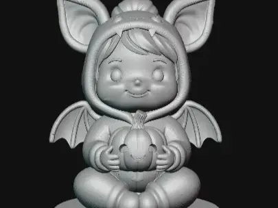 Bat Pajama Girl