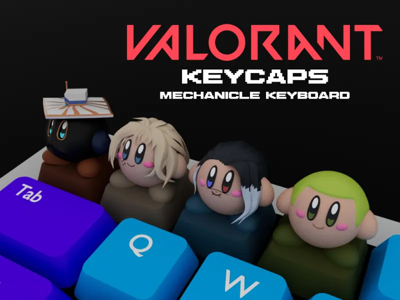 KIRBY X VALORANT KEYCAPS 02