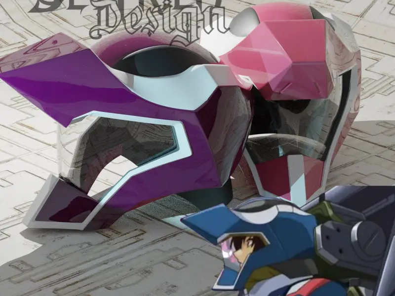 Mobile Suit Gundam Seed Orb pilot 3D cosplay helmet