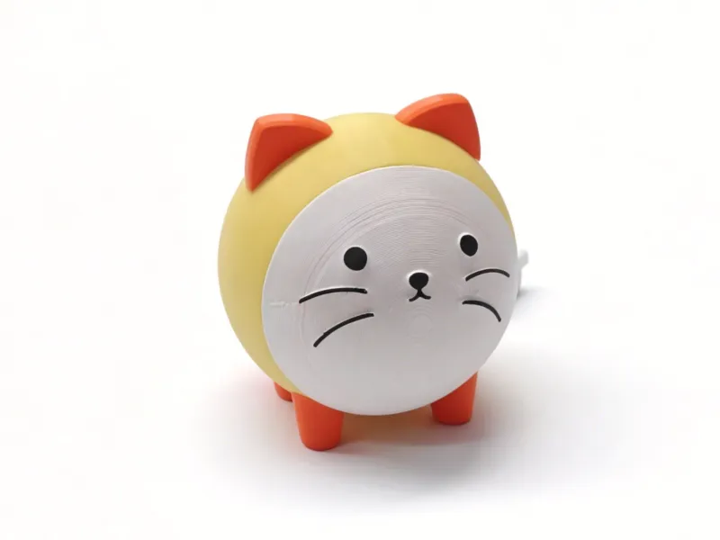 Chibi katten nachtlampje, decoratieve verlichting, ornament