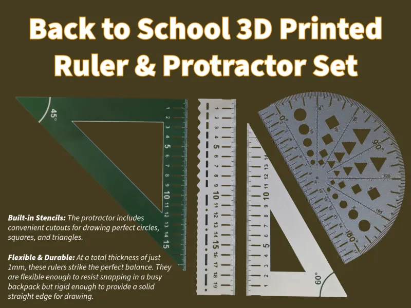 Rulers school set