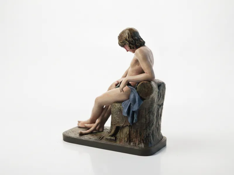 Sleeping Shepherd Boy Classical Figurine 3D Printable